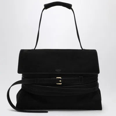 Moschino Small Suede Shoulder Bag