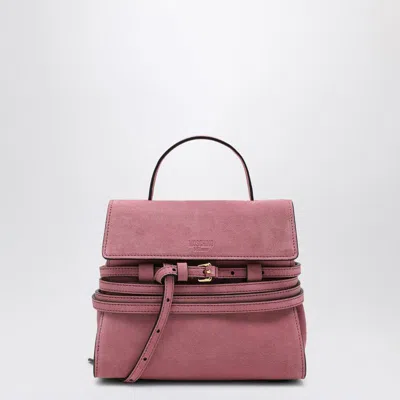 Moschino Small Suede Shoulder Bag