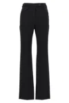 Moschino Straight-leg Pants With Front Pleat In Stretch Viscose