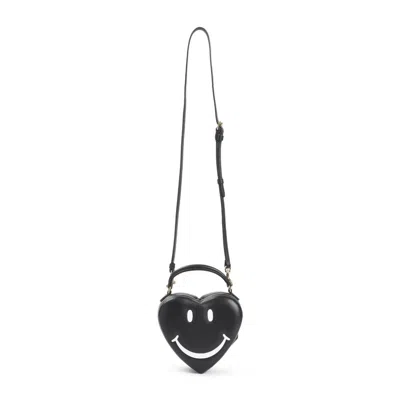 MOSCHINO SMILE BLACK POLYPROPYLENE SHOULDER BAG