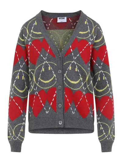 MOSCHINO CÁRDIGAN - MULTICOLOR