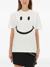 Moschino Smiley Face Regular Fit T-shirt In White