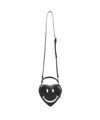 Moschino Smile Shoulder Bag In Black
