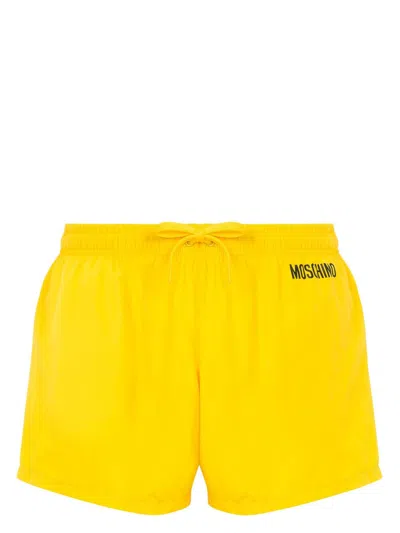Moschino Smiley Box Mare In Yellow
