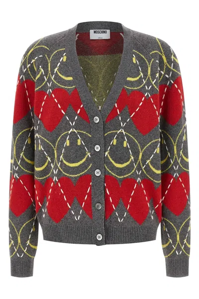 MOSCHINO 'SMILEY' CARDIGAN
