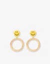 Moschino Gold Earrings Women In Gold