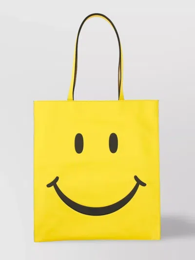 Moschino Smiley® Face Dual Handles Shopper Bag