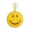 Moschino Smile Keychain In Yellow