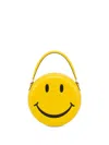 Moschino Smiley-face Tote Bag In Yellow
