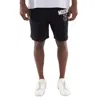 Moschino Logo-print Organic-cotton Shorts In Black
