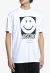 Moschino 'smiley Print T-shirt In White
