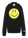 Moschino Sweatshirt In Organic Cotton Smiley® In Black
