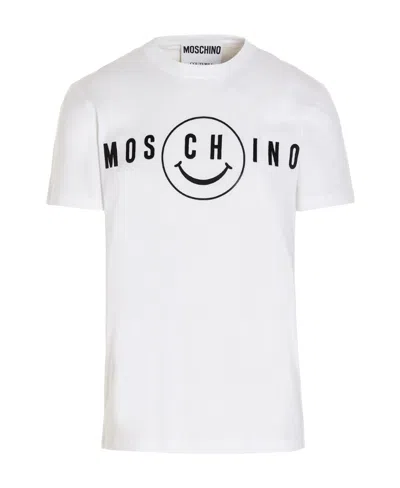MOSCHINO MOSCHINO LOGO PRINTED CREWNECK T-SHIRT