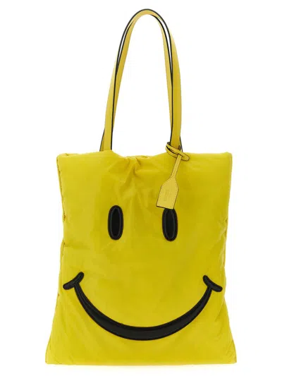 Moschino 'smiley®' Shopping Bag In Yellow