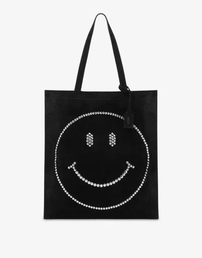 Moschino Smiley® Tote Bag In Black