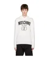 Moschino Smiling Face Hooded Sweater In White