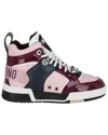 Moschino Streetball Asymmetrical High-top Sneakers