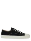 Moschino Sneakers In Canvas Edge In Black