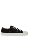 Moschino Sneakers In Canvas Edge In Black