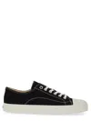 Moschino Sneakers In Canvas Edge In Black