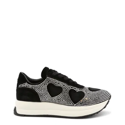 Pre-owned Moschino Sneaker Love  Ja15294g1dim0_000 Gr 36 37 38 39 40+ Luxus Damen Sport Sch In Schwarz