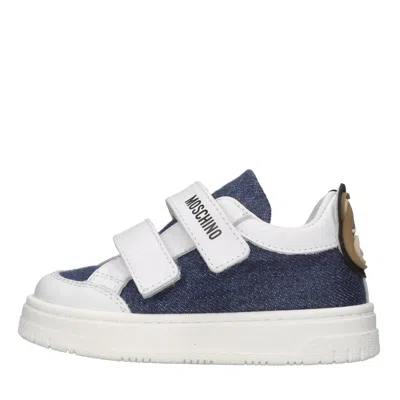 Moschino Kids'  Sneakers In White