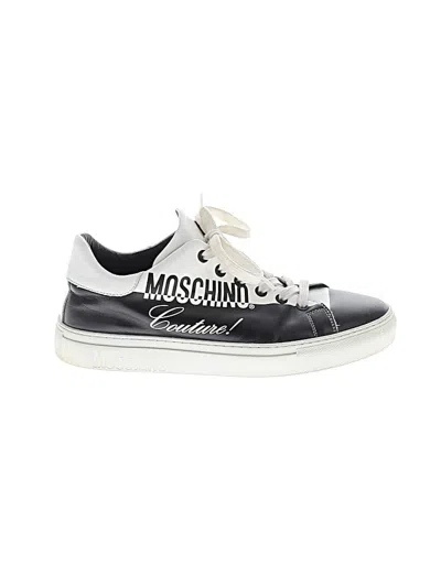 Pre-owned Moschino Sneakers In Black