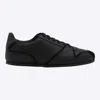 Moschino Low Top Sneakers Rubber Sole In Black