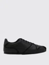 Moschino Low Top Sneakers Rubber Sole In Black