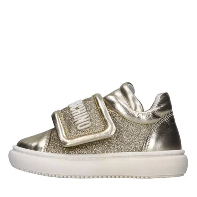 Moschino Kids'  Sneakers In Nude