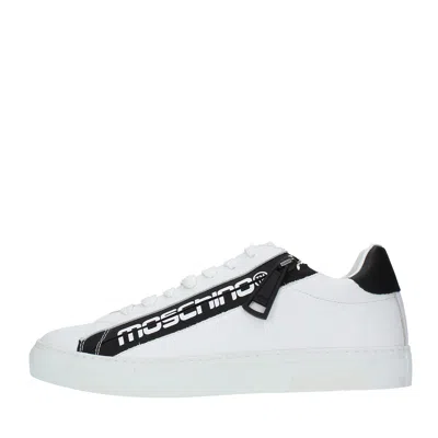 Moschino Kids'  Sneakers White In Bianco Chiari E Naturali
