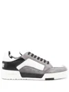 Moschino Panelled Design Leather Sneakers