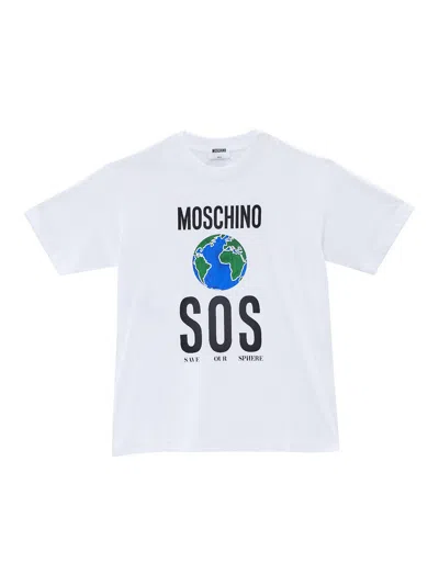 Moschino Sos Tshirt In Multi