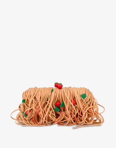 Moschino Spaghetti Bag In Sand