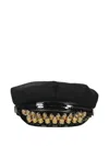 Moschino Spiked Hat In Black