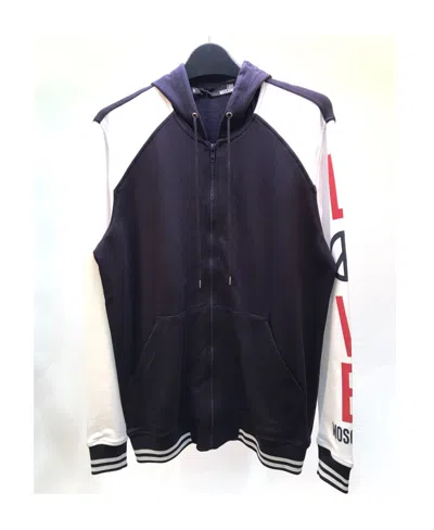 Moschino Spliced Casual Jacket In Black