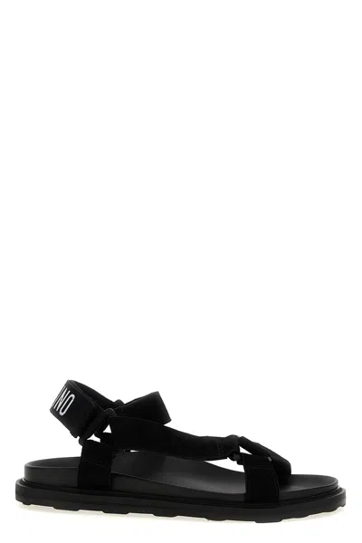 Moschino 'sporty' Sandals In Black