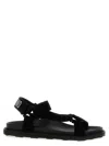 Moschino Couture Sandal With Logo In Black