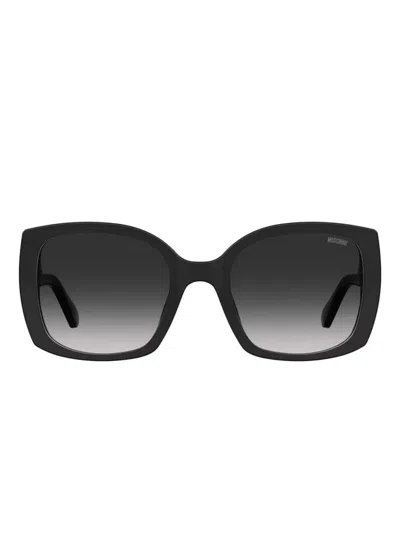 Moschino Square-frame Sunglasses In Black