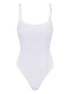 Moschino Square-neck Bodysuit In White