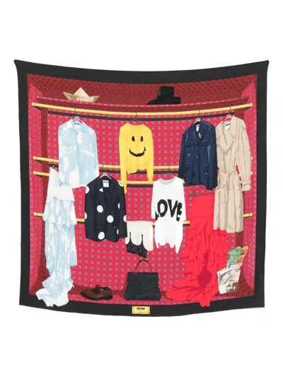 Moschino Square-shape Scarf In Multi