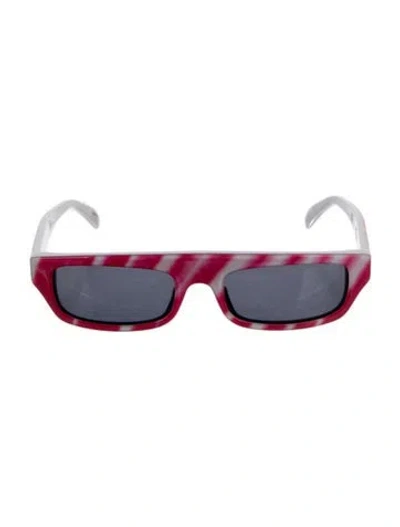 Pre-owned Moschino Square Tinted Sunglasses In Pink