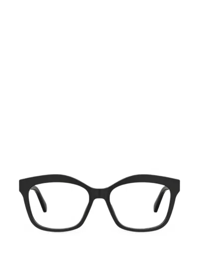Moschino Square-frame Glasses In Black