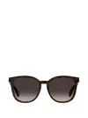 Moschino Tortoiseshell Acetate Sunglasses In Brown