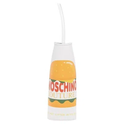 Pre-owned Moschino Ss22  Couture To Go Slushy Cup Clutch Burger Logo By Jeremy Scott In Sand