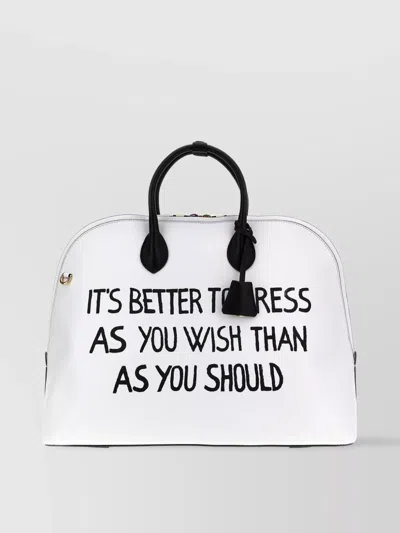 Moschino 'stamped' Tote Bag With Detachable Strap