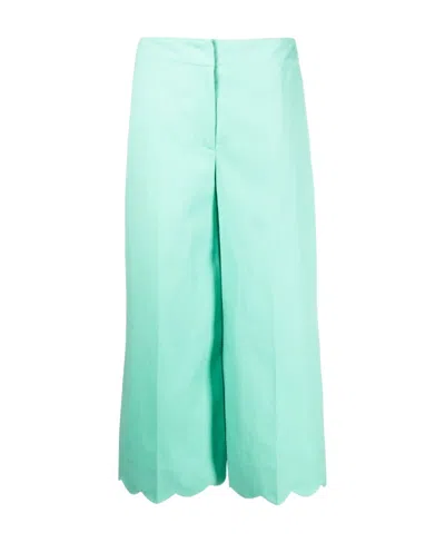 Moschino Straight Casual Pants In Green