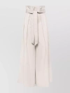 MOSCHINO STRAIGHT COTTON BLEND TROUSERS