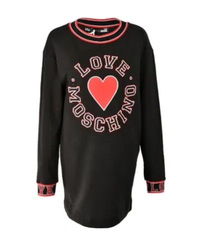 Moschino Straight Dress In Black