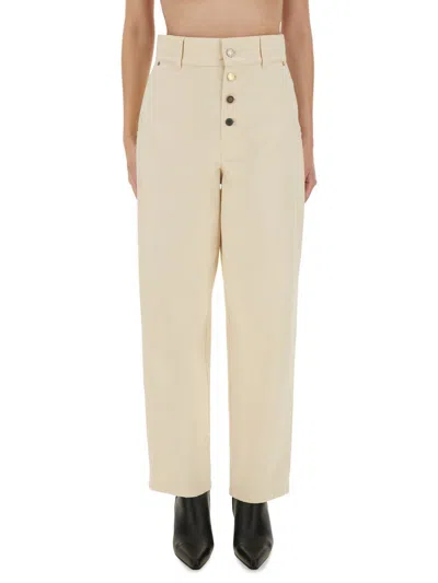 Moschino Straight Fit Jeans In Neutral